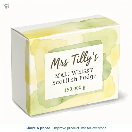 Mrs Tilly's Malt Whisky Scottish Fudge 