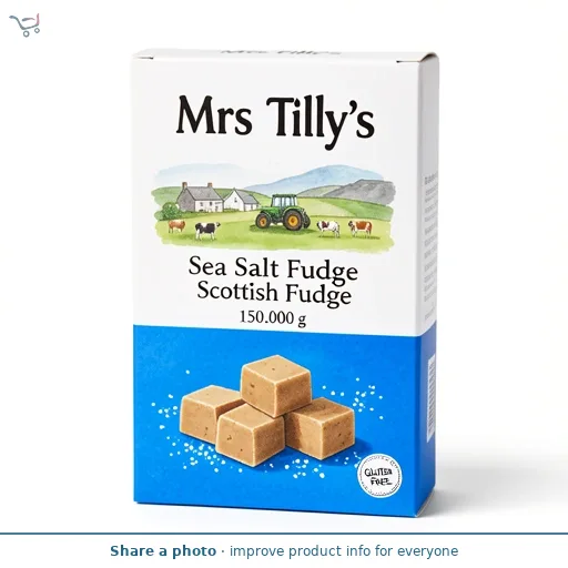 Mrs Tilly's Sea Salt Fudge Scottish Fudge 