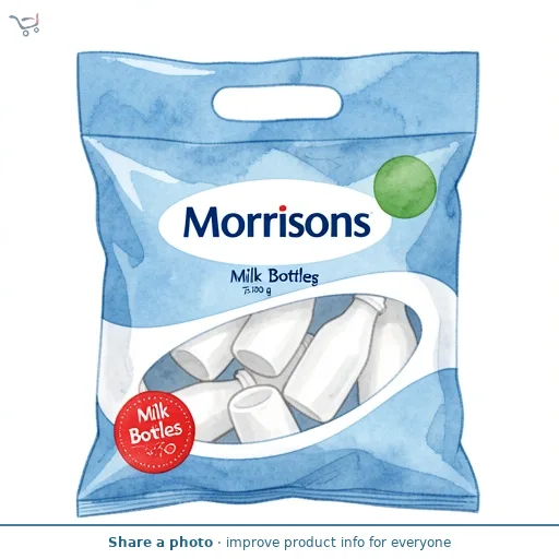 Morrisons Milk Bottles 75g