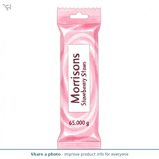 Morrisons Strawberry Straws 65g