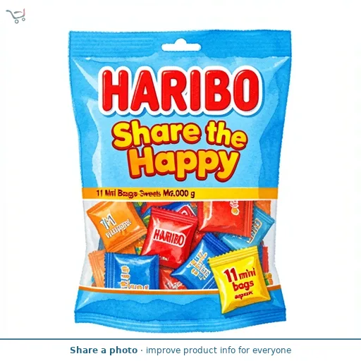 Haribo Share The Happy 11 Mini Bags Sweets Multipack