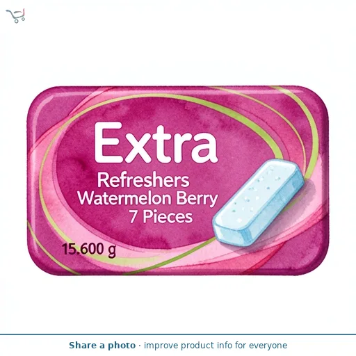 Extra Refreshers Watermelon Berry 7 Pieces 