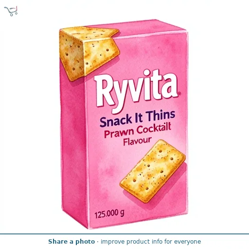 Ryvita 125g Snack it Prawn Cocktail Flavour