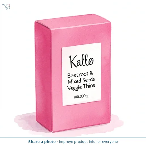 Kallo Beetroot & Mixed Seeds Veggie Thins 