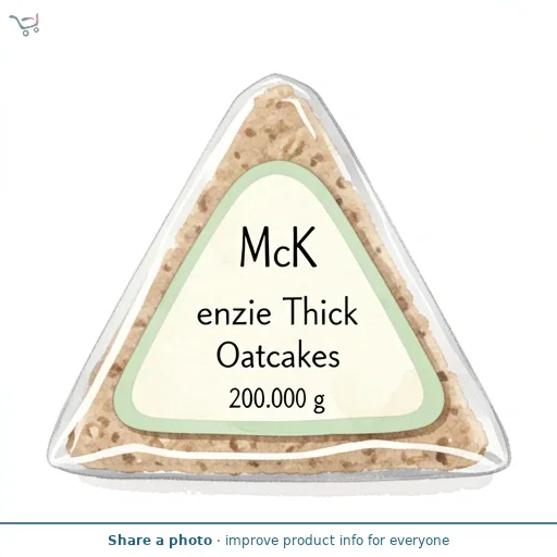 Mckenzie Thick Oatcakes  200G