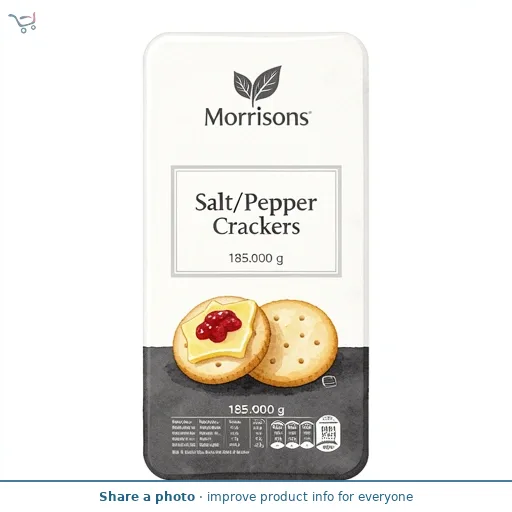 Morrisons Salt/Pepper Crackers 