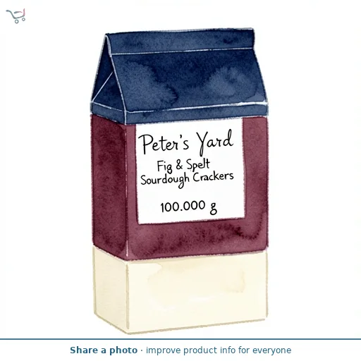 Peter's Yard Fig & Spelt Sourdough Crackers