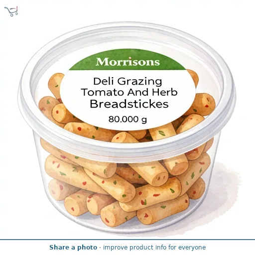 Morrisons Deli Grazing Tomato And Herb Breadsticks 
