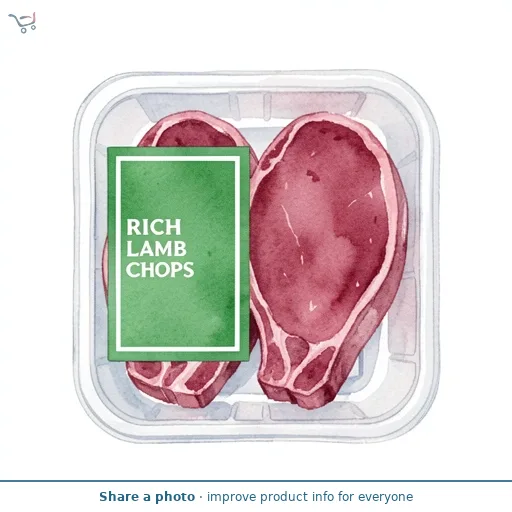 ASDA 2 Rich Lamb Chops