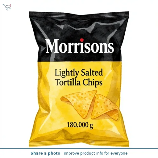 Morrisons Lightly Salted Tortilla Chips
