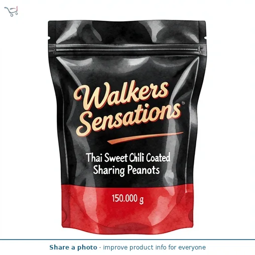 Walkers Sensations Thai Sweet Chilli Coated Sharing Peanuts