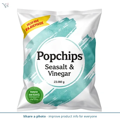 Popchips Seasalt & Vinegar 