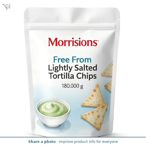 Morrisons Free From Lightly Salted Tortilla Chips 
