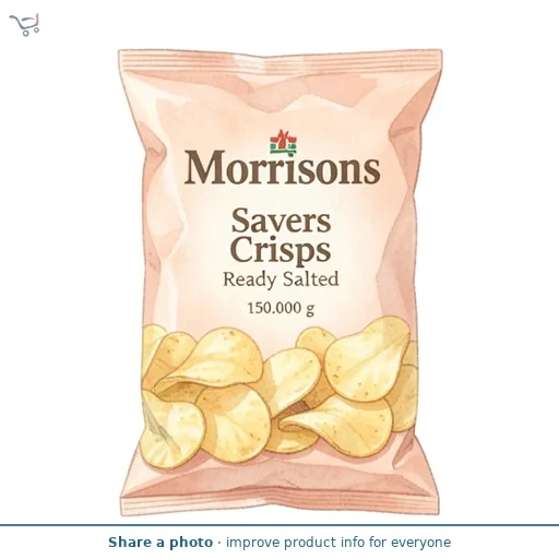 Morrisons Savers Crisps Ready Salted