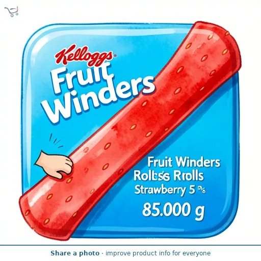 Kelloggs Fruit Winders Rolls Strawberry 5 Pack