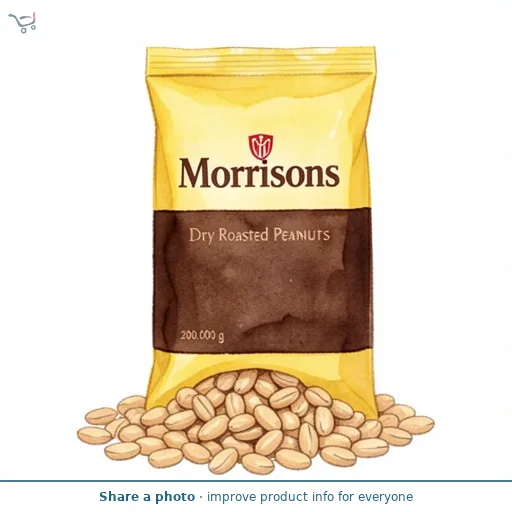 Morrisons Dry Roasted Peanuts 