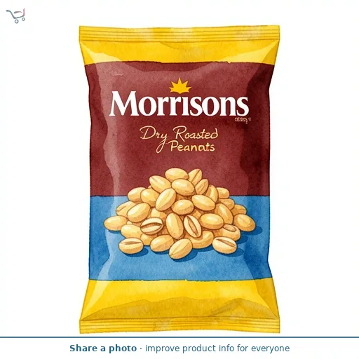 Morrisons Dry Roasted Peanuts 