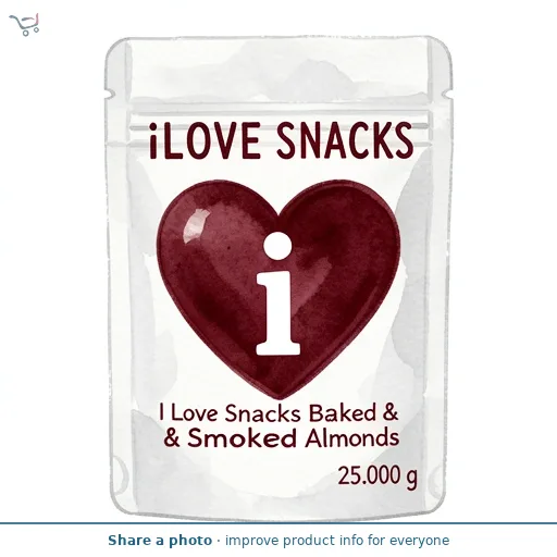 I Love Snacks Baked & Smoked Almonds 
