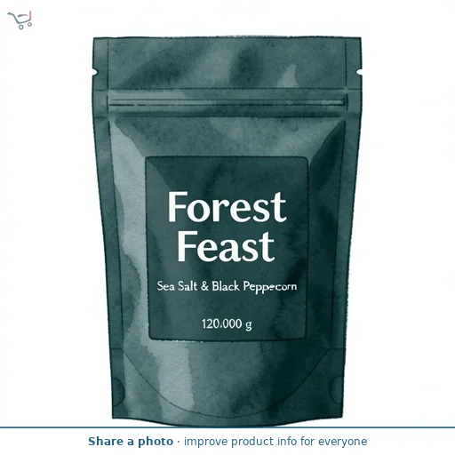 Forest Feast Sea Salt & Black Peppercorn 