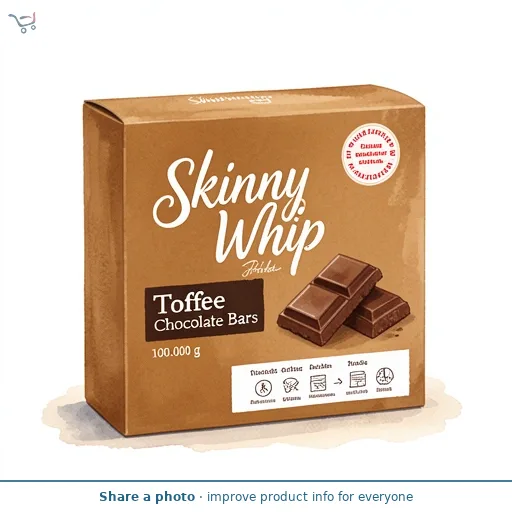 Skinny Whip Toffee Chocolate Bars