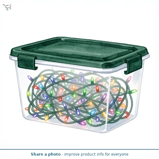 George Home 100 Multi-Coloured LED String Lights