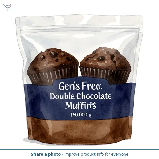 Genius Gluten Free Double Chocolate Muffins 2 Pack