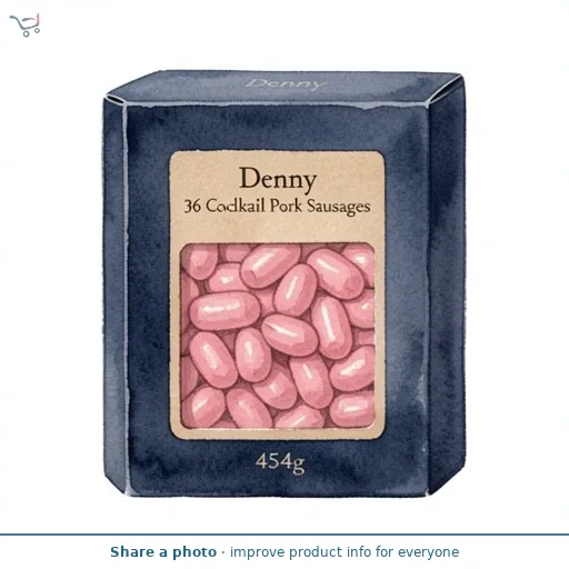 Denny 36 Cocktail Pork Sausages 454g