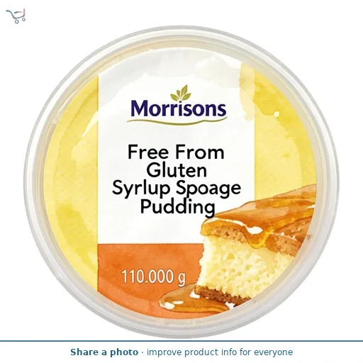 Morrisons Free From Gluten Syrup Sponge Pudding 110g