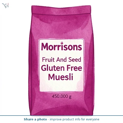 Morrisons Fruit And Seed Gluten Free Muesli