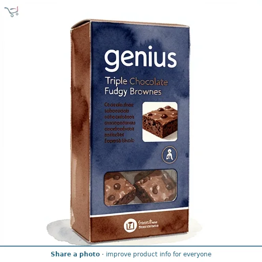 Genius Triple Chocolate Fudgy Brownies 