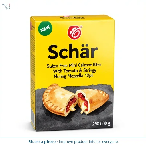 Schar Gluten Free Mini Calzone Bites With Tomato & Stringy Mozzarella  10pk
