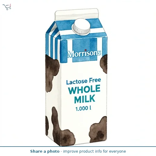 Morrisons Lactose Free Whole Milk 