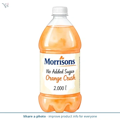 Morrisons No Added Sugar Orange Crush