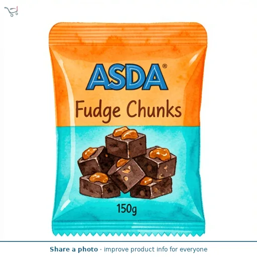 ASDA Fudge Chunks 150g