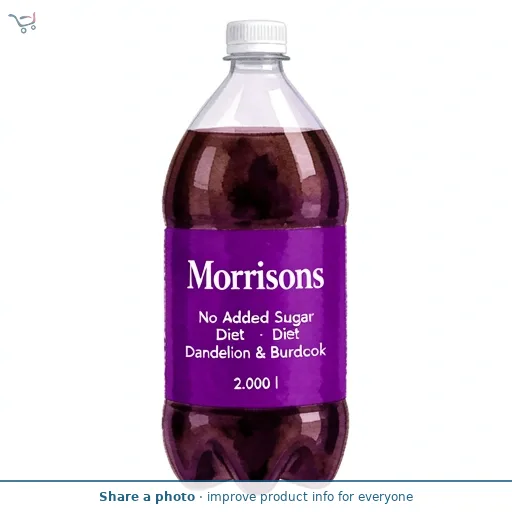 Morrisons No Added Sugar Diet Dandelion & Burdock 2L
