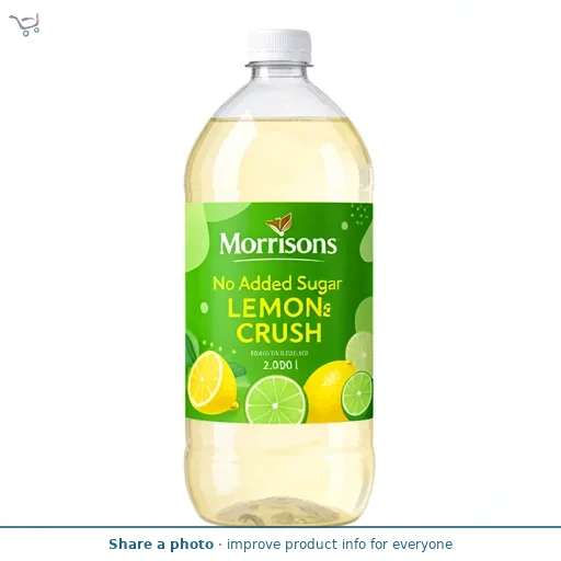 Morrisons No Added Sugar Lemon & Lime Crush   2L