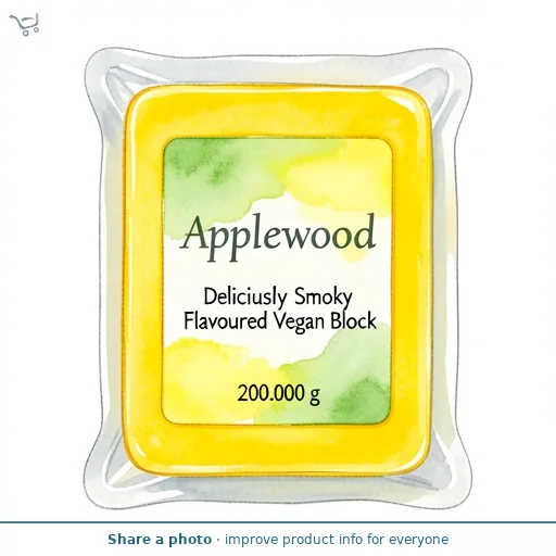 Applewood Deliciously Smoky Flavoured Vegan Block 200g