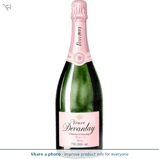 Champagne Veuve Devanlay Nv Rose 