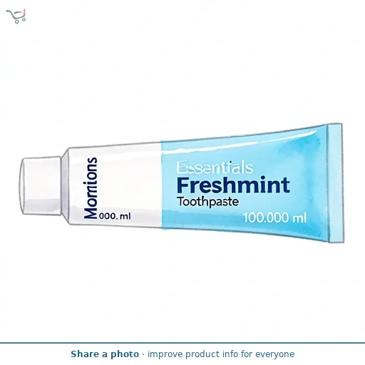 Morrisons Essentials Freshmint Toothpaste