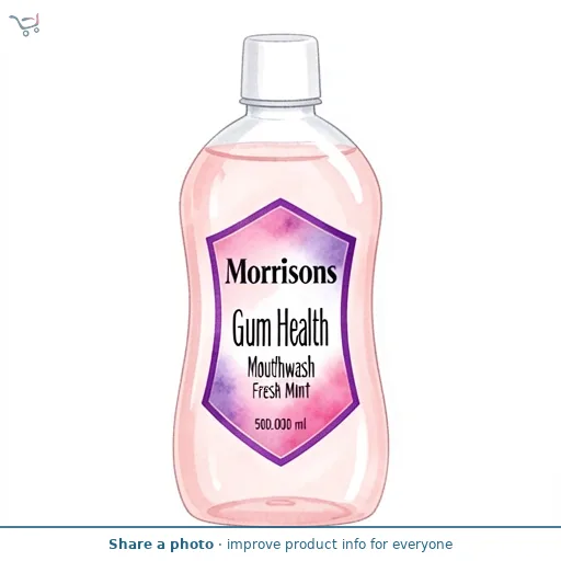 Morrisons Gum Health Mouthwash Fresh Mint 500ml