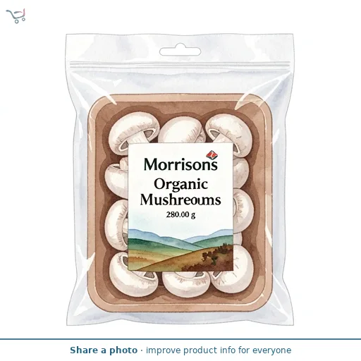 Morrisons Organic Mushrooms 280g