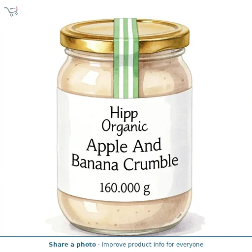 Hipp Organic Apple And Banana Crumble 160g