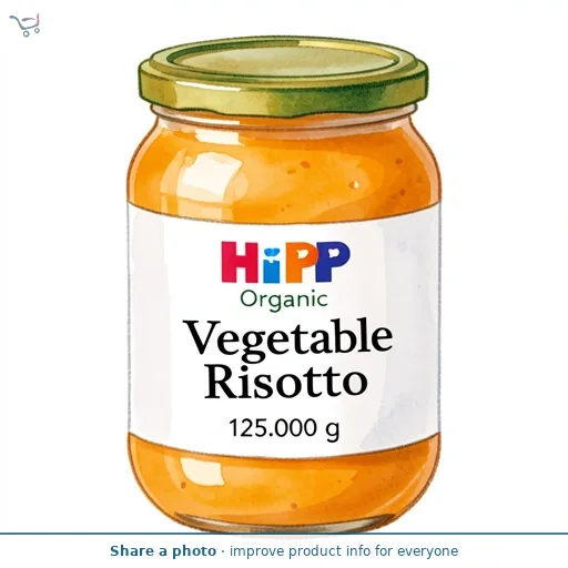 Hipp Organic Vegetable Risotto 125g
