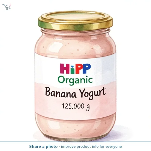 Hipp Organic Banana Yogurt 125g