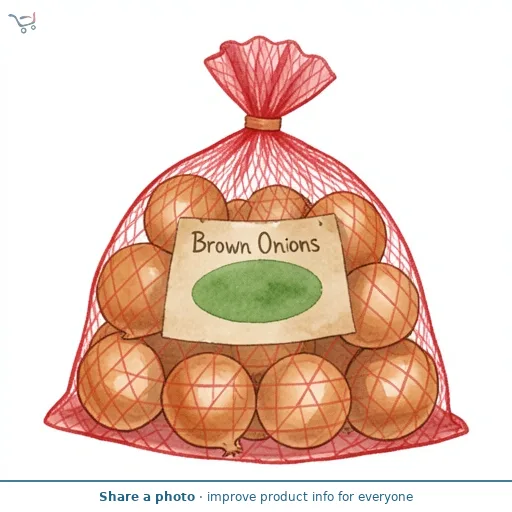 Morrisons Organic Brown Onions 500g