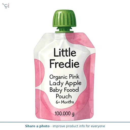 Little Freddie Organic Pink Lady Apple Yoghurt Baby Food Pouch 6+ Months