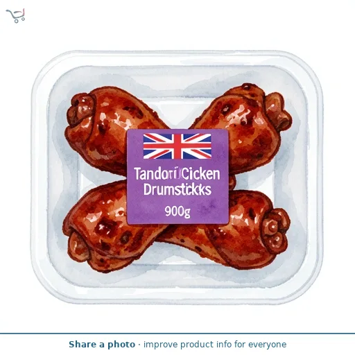 Shazans Tandoori Chicken Drumsticks 900g