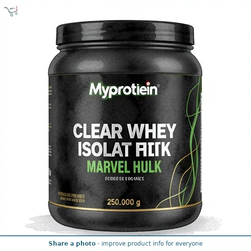 Myprotein Clear Whey Isolate Marvel Hulk 