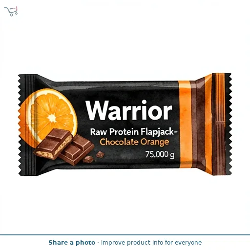 Warrior Raw Protein Flapjack-Chocolate Orange 