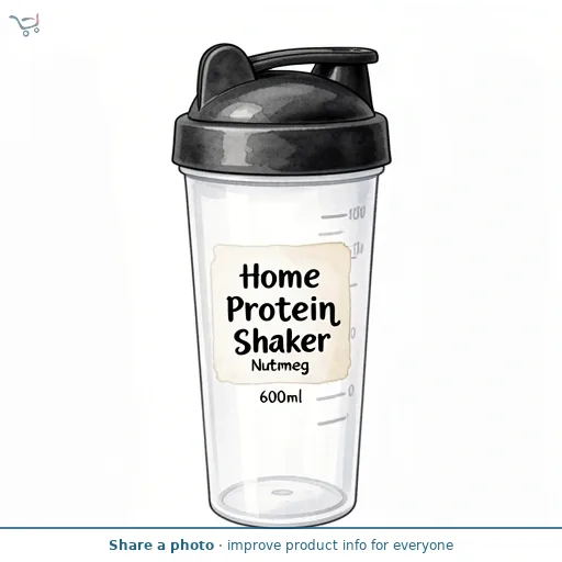 Nutmeg Home Protein Shaker 600ml